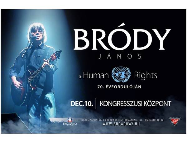 related article image - Bródy János koncert a Human Rights 70. évfordulója tiszteletére