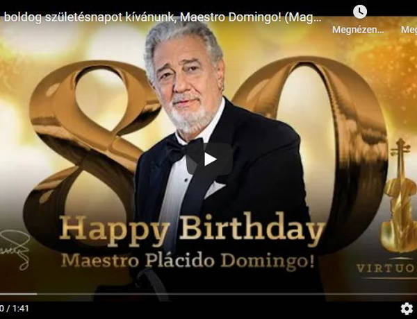 related article image - Plácido Domingo, a legnagyobb operalegenda, nyolcvan éves